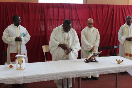 Missa de sufràgio, no 7° dia da morte do Pe. Félix Malenga Adelino. Roma, 4 de maio de 2013